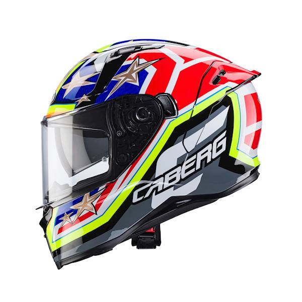 Kask Caberg Avalon X Truck czarny/zółty/czerwo XXL