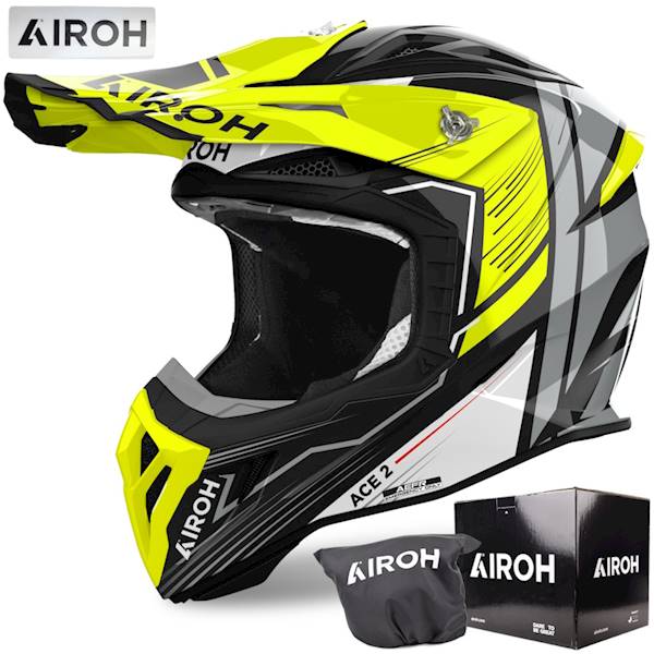Kask Airoh Aviator Ace 2 Engine Yellow Gloss XL