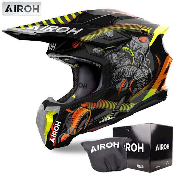 Kask Airoh Twist 3 Toxic Gloss XS