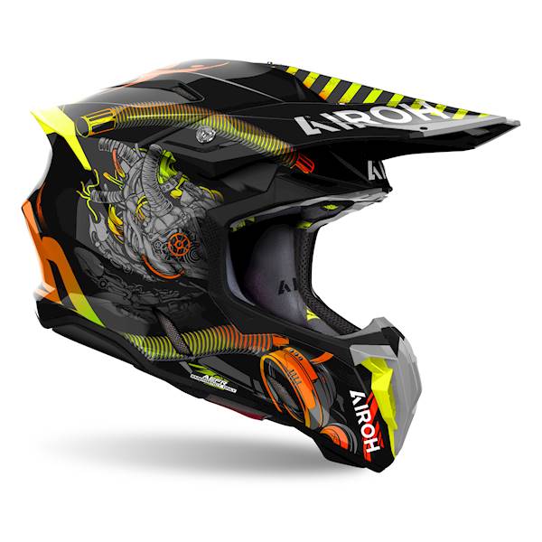 Kask Airoh Twist 3 Toxic Gloss XS