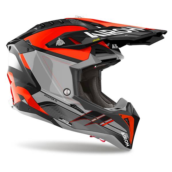 Kask Airoh Aviator 3 Saber Orange Gloss L