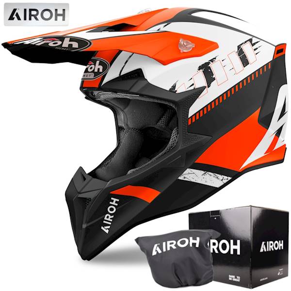 Kask Airoh Wraaap Feel Orange Matt M