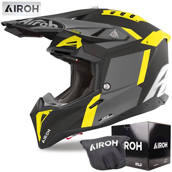 Kask Airoh Aviator 3 Glory Yellow Matt L