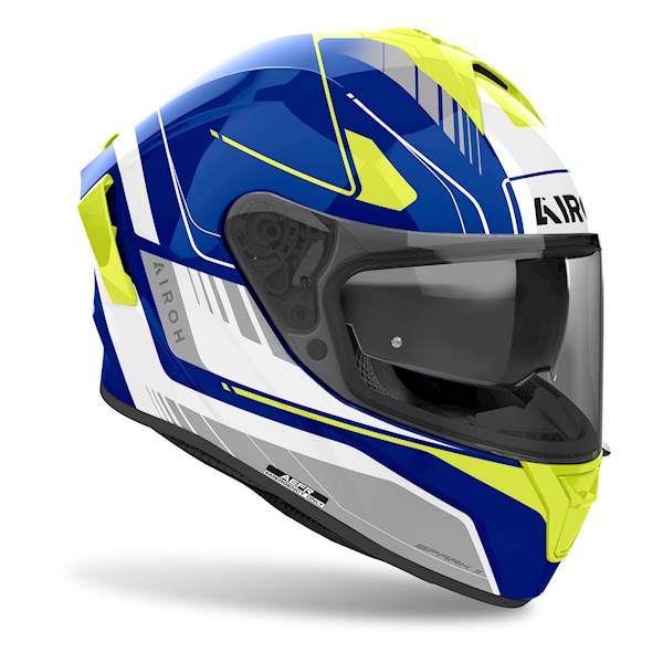 Kask Airoh Spark 2 Chrono Blue/Yellow Gloss S