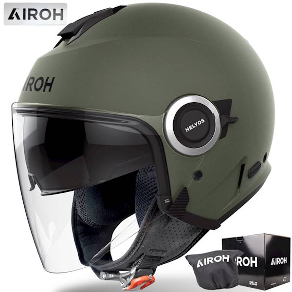 Kask Airoh Helyos Color Military Green Matt M