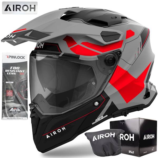 Kask Airoh Commander 2 Reveal Red Fluo Matt XXL