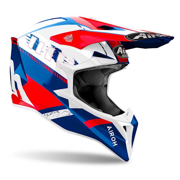 Kask Airoh Wraaap Feel Blue/Red Gloss S