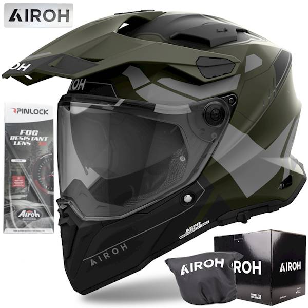 Kask Airoh Commander 2 Reveal Military Gree Mat XL