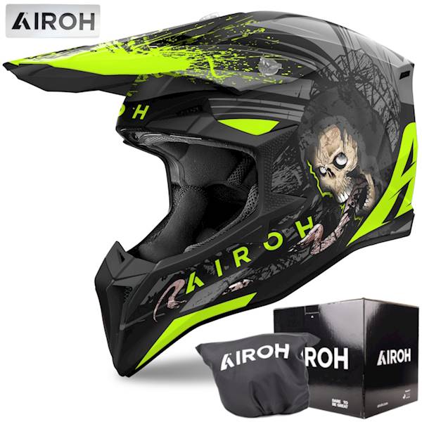 Kask Airoh Wraaap Darkness Matt S