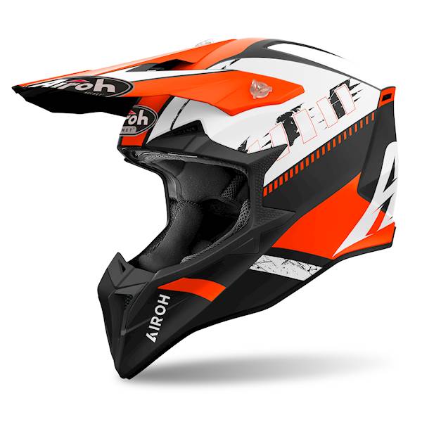 Kask Airoh Wraaap Feel Orange Matt S