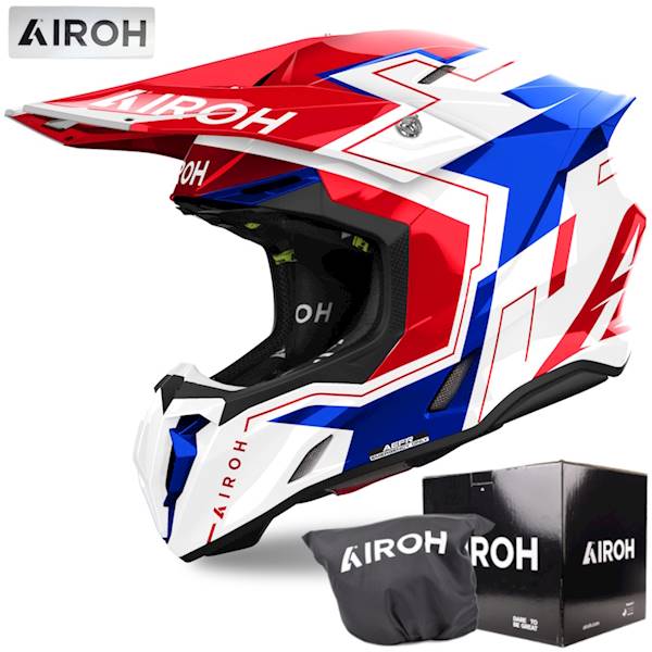 Kask Airoh Twist 3 Dizzy Blue/Red Gloss S