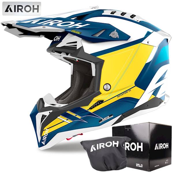 Kask Airoh Aviator 3 Saber Blue Matt L