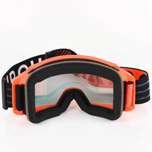 Gogle Airoh Blast Xr1 Orange Matt Szyba Red Mirror