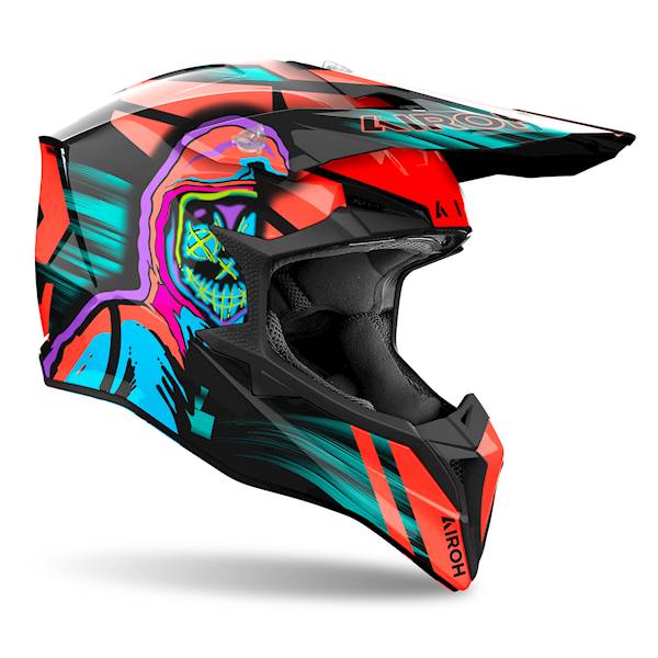 Kask Airoh Wraaap Cyber Orange Gloss S