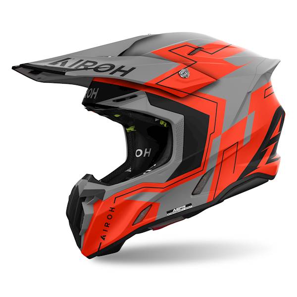 Kask Airoh Twist 3 Dizzy Orange Fluo Matt XS