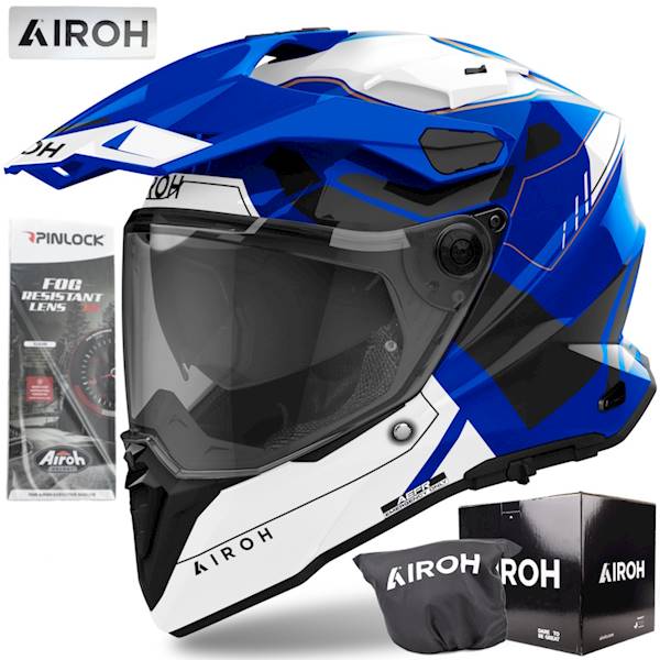 Kask Airoh Commander 2 Reveal Blue Gloss S