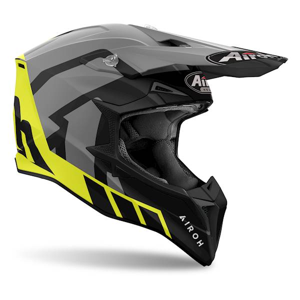 Kask Airoh Wraaap Reloaded Yellow Matt S
