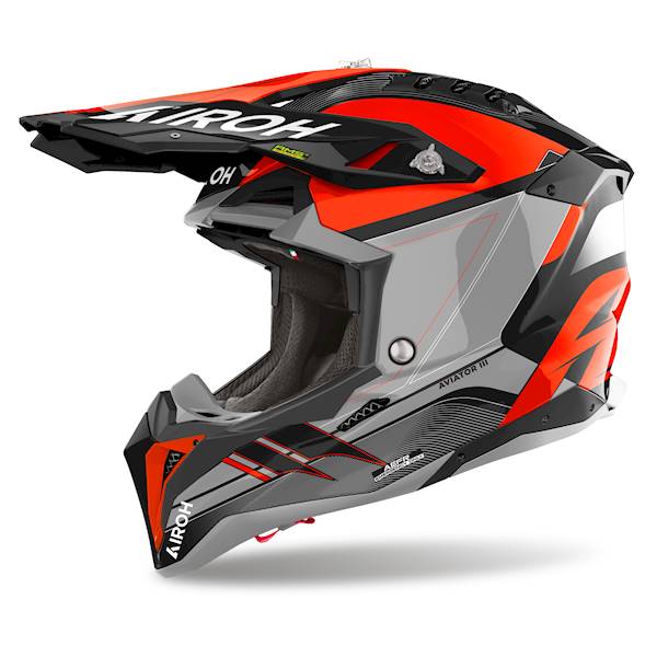 Kask Airoh Aviator 3 Saber Orange Gloss XL