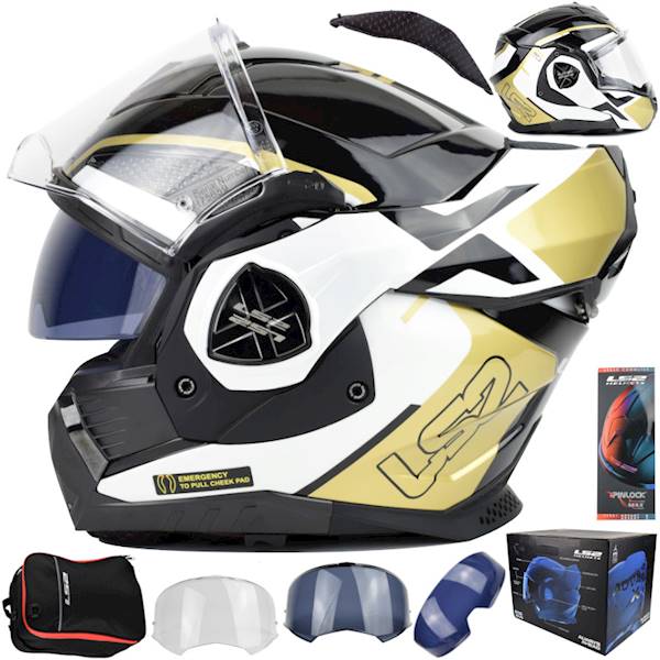 Kask LS2 FF901 Advant X Metryk Black Gold XS