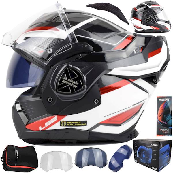 Kask LS2 FF901 Advant X Spectrum Bl-Wh-Red XS