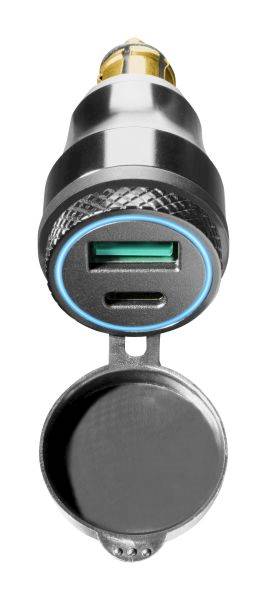 Adapter gniazdka DIN z portami USB A/C INTERPHONE