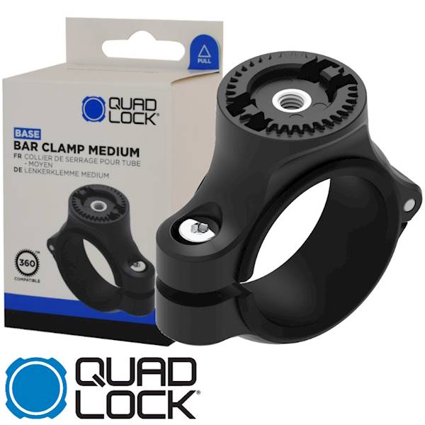Quad Lock Średnia podstawa montażowa na rurę 360