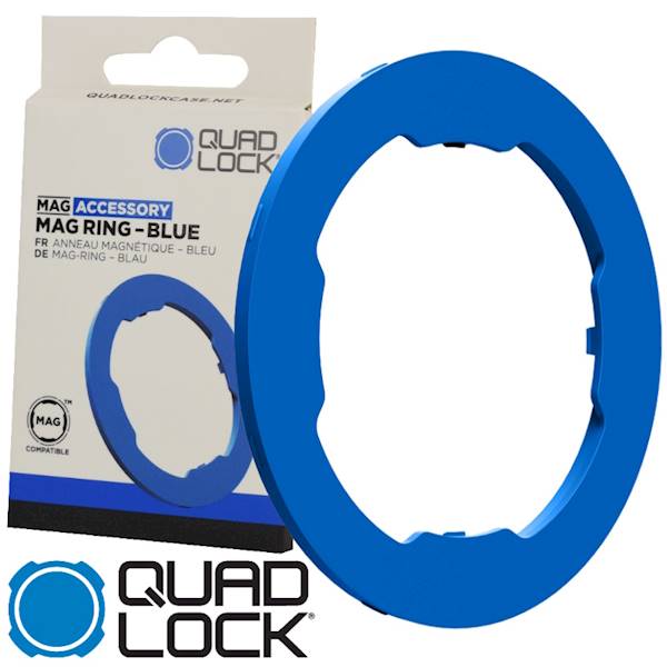 Quad Lock Niebieski pierścień MAG