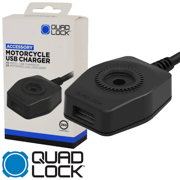Quad Lock Motocyklowa ładowarka USB