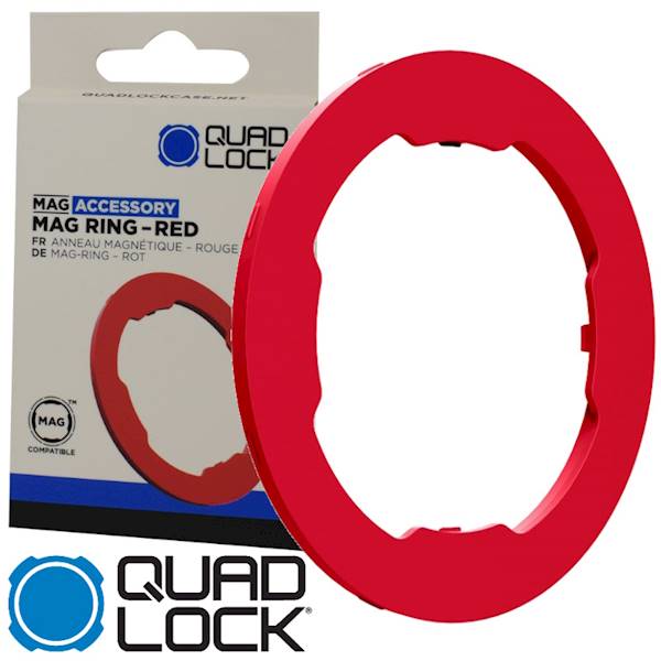 Quad Lock Czerwony pierścień MAG