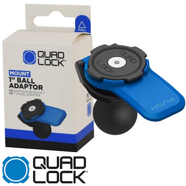 Quad Lock Adapter z kulką mocującą 1" V2