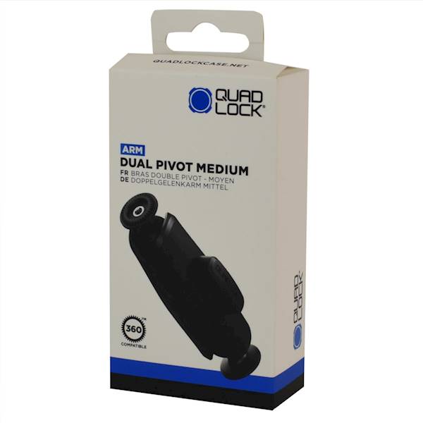 Quad Lock Średnie ramię 75mm z 2-ma przegubami 360
