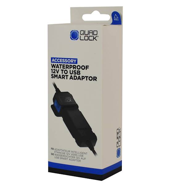 Quad Lock Inteligentny wodoodporny adapter 12V USB
