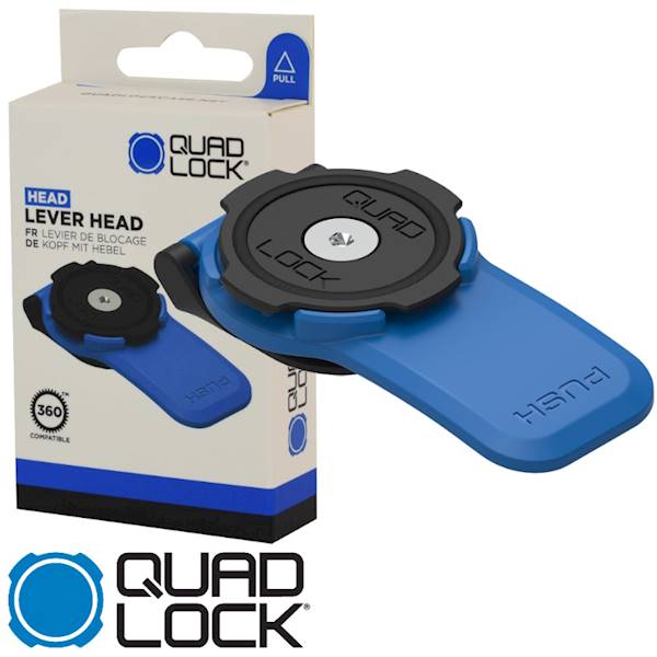 Quad Lock Głowica z dźwignią zwalniającą 360