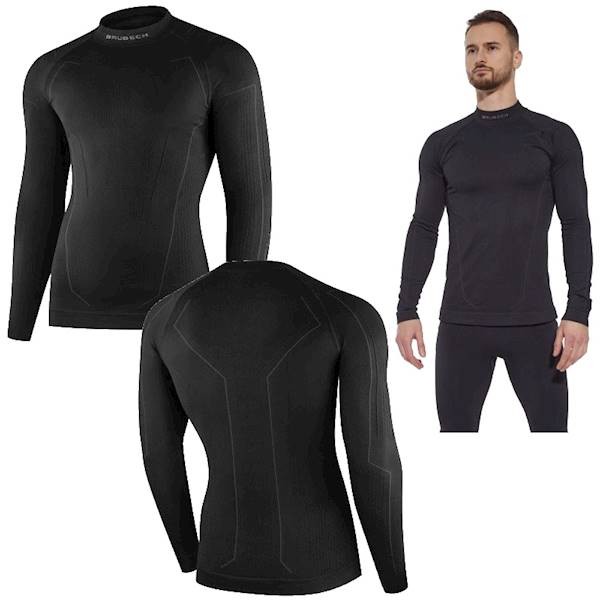 Bluza męska Brubeck COOLER czarny S