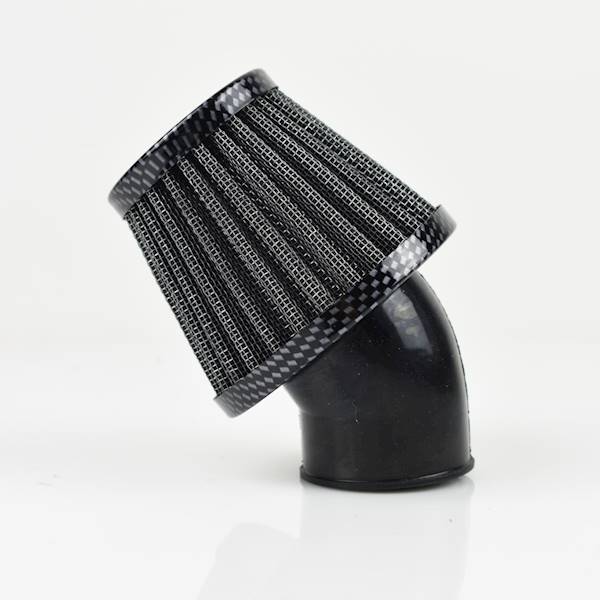 FILTR POWIETRZA 28 mm STOŻKOWY 45' CARBON