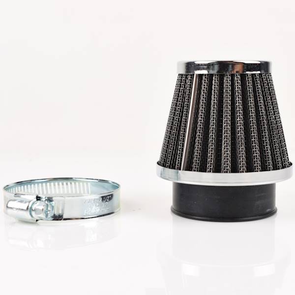 FILTR POWIETRZA KL102L1 STOŻKOWY CHROM
