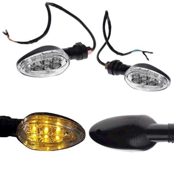 KIERUNKOWSKAZ BIAŁY KLOSZ LED 12V 1.4W CN