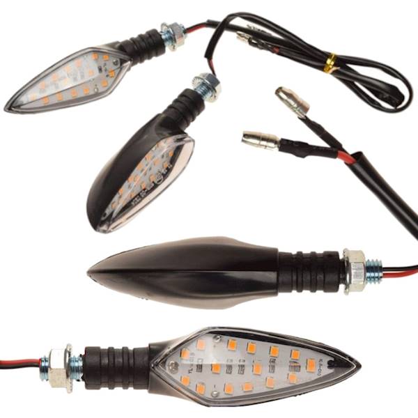 KIERUNKOWSKAZ CZARNY DIODY LED