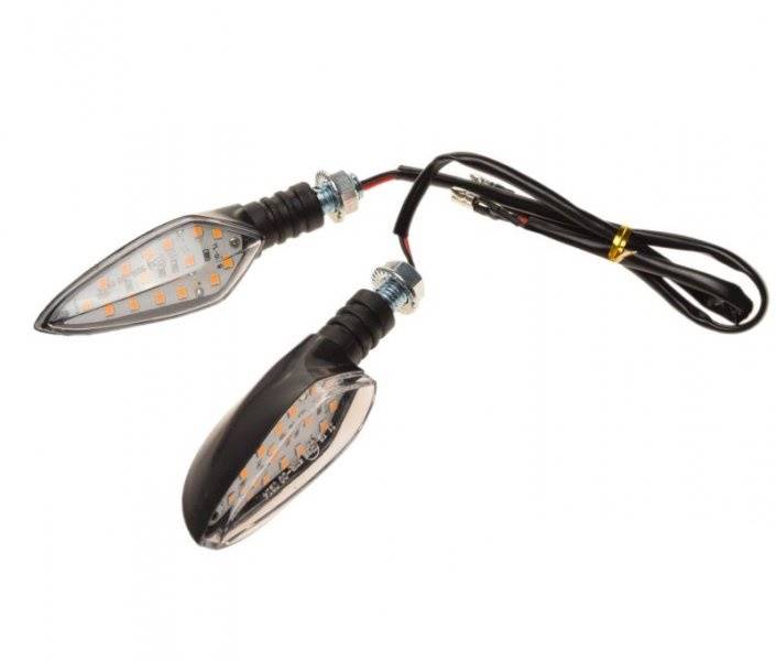 KIERUNKOWSKAZ CZARNY DIODY LED