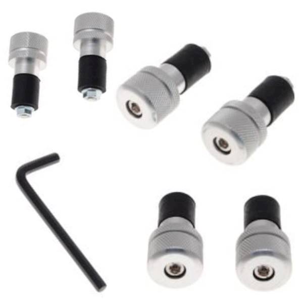 KOŃCÓWKA KIEROWNICY 15/26mm ALUM CHROM RYFLOWANA
