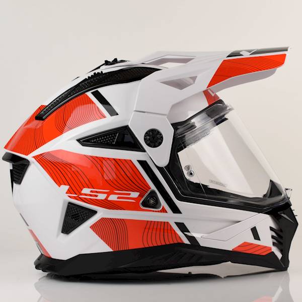 Kask LS2 MX702 Pioneer II Hill White Red M