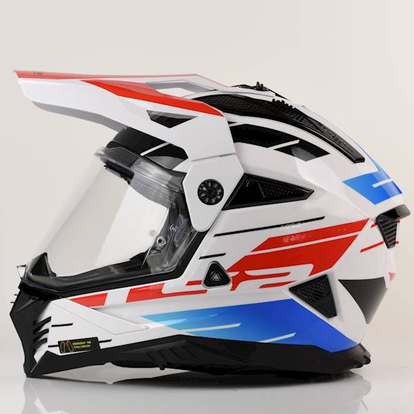 Kask LS2 MX702 Pioneer II Namib White Blue Red L
