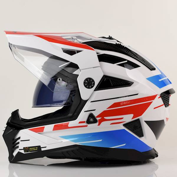 Kask LS2 MX702 Pioneer II Namib White Blue Red L
