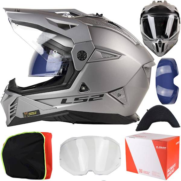 Kask LS2 MX702 Pioneer II Matt Titan