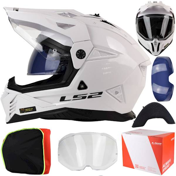 Kask LS2 MX702 Pioneer II White