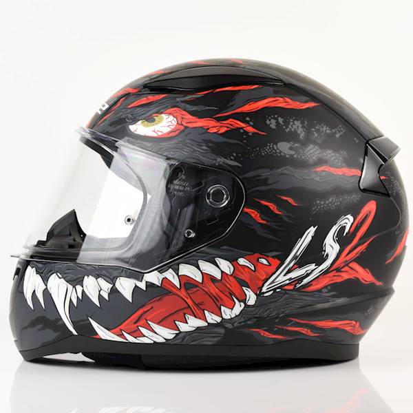 Kask LS2 FF353 Rapid II Kaiju M.Bl. Red White XL