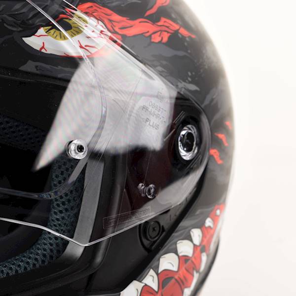Kask LS2 FF353 Rapid II Kaiju M.Bl. Red White XL