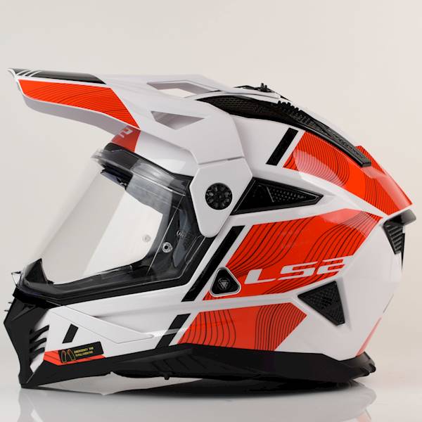 Kask LS2 MX702 Pioneer II Hill White Red L