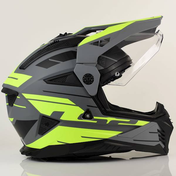 Kask LS2 MX702 Pioneer II Namib M.Grey H-V Yel M