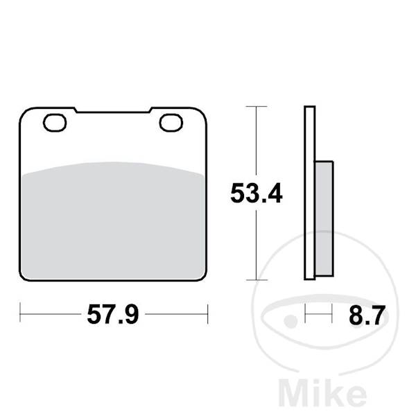 Klocki hamulcowe TRW MCB542 do Suzuki GSX GSX-R